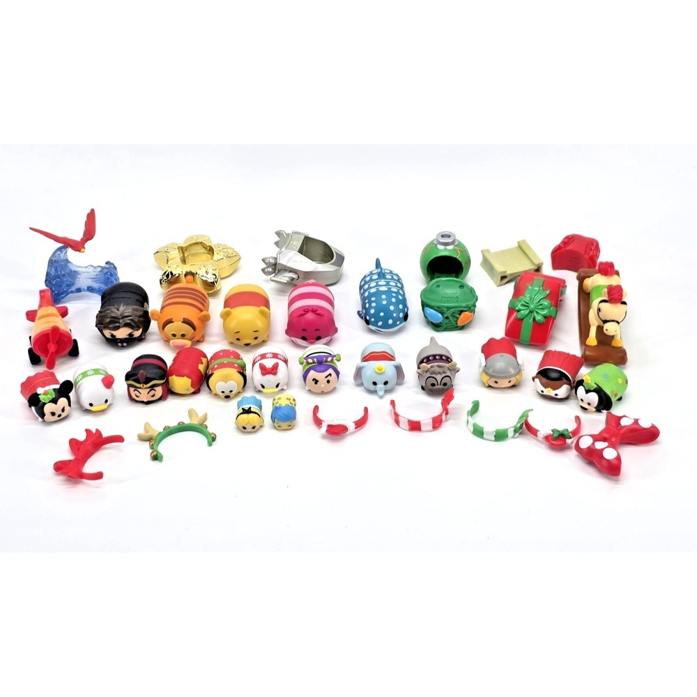 Lot of 36 Disney Tsum Tsum Figures & Accessories Large Medium Small Mini‎ Pixar - Picture 2 of 8